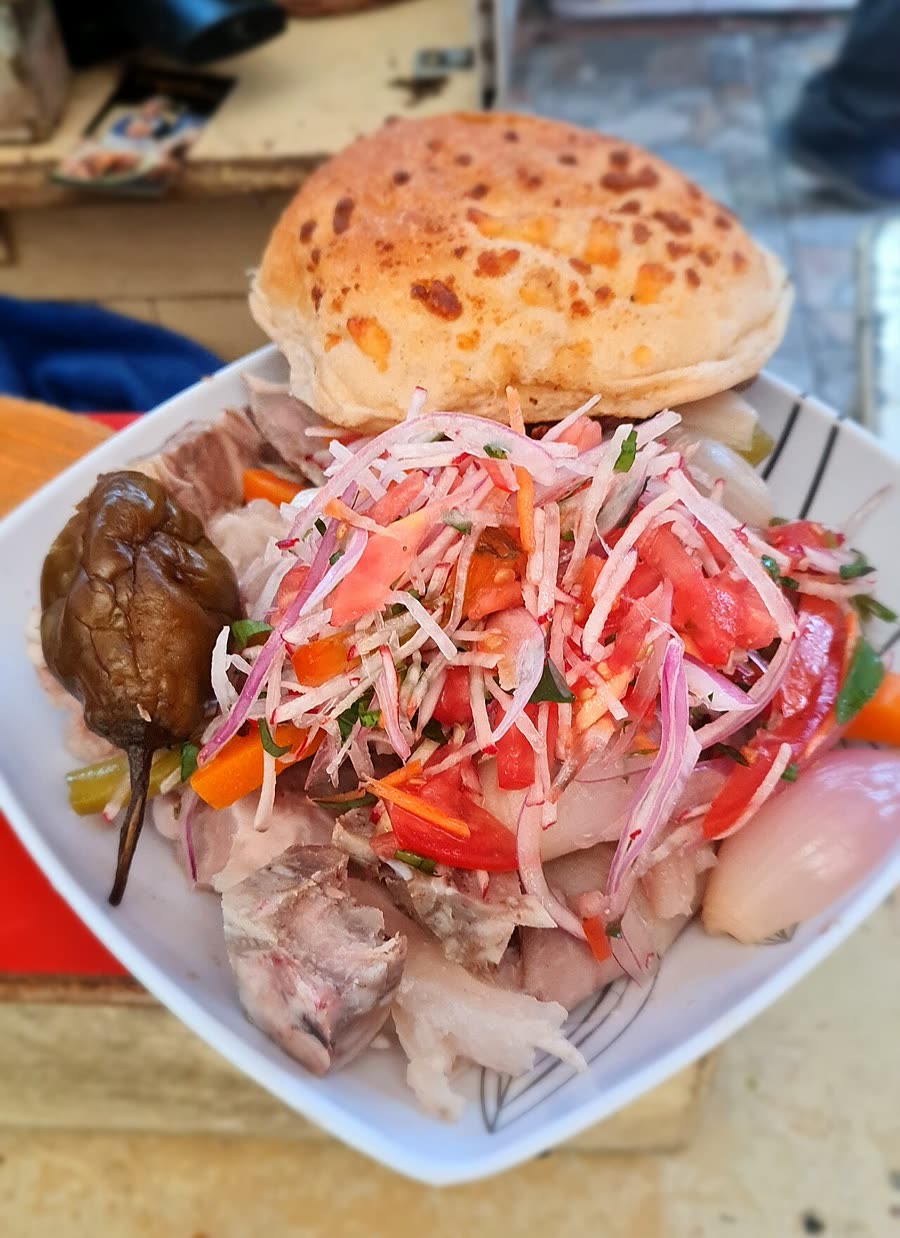Enrrollado, plato tradicional cochabambino (foto referencial)
